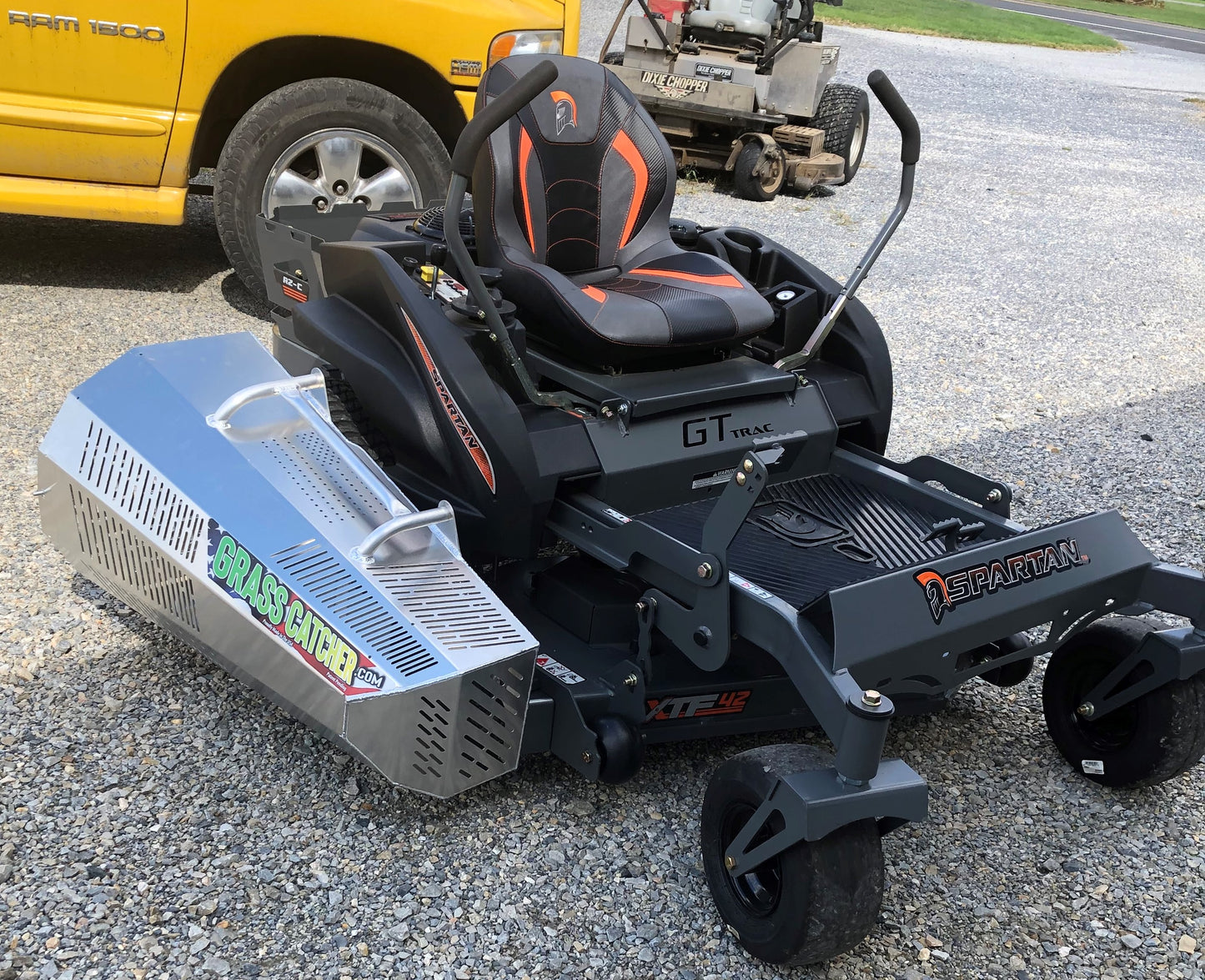Spartan RZ-C zero turn mower with light weight Aluminum grass catcher Grasscatcher grass basket grass cage cage