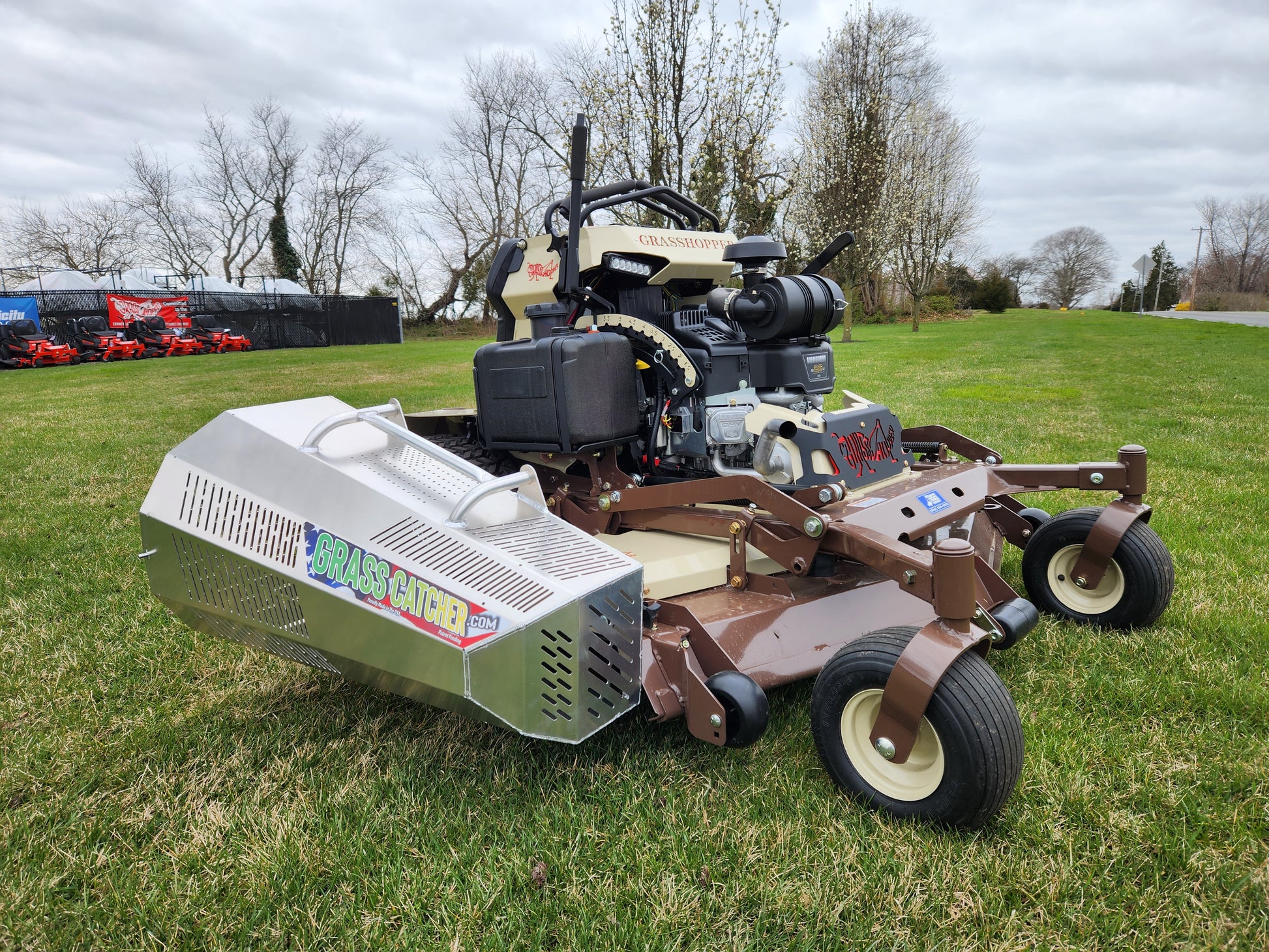 Zero Turn Mower Diy Lawn Mower Grass Catcher Grasshopper